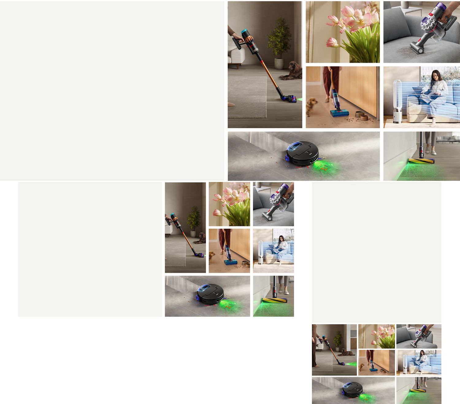 Model curls her hair with Dyson Airwrap multi-styler and dryer